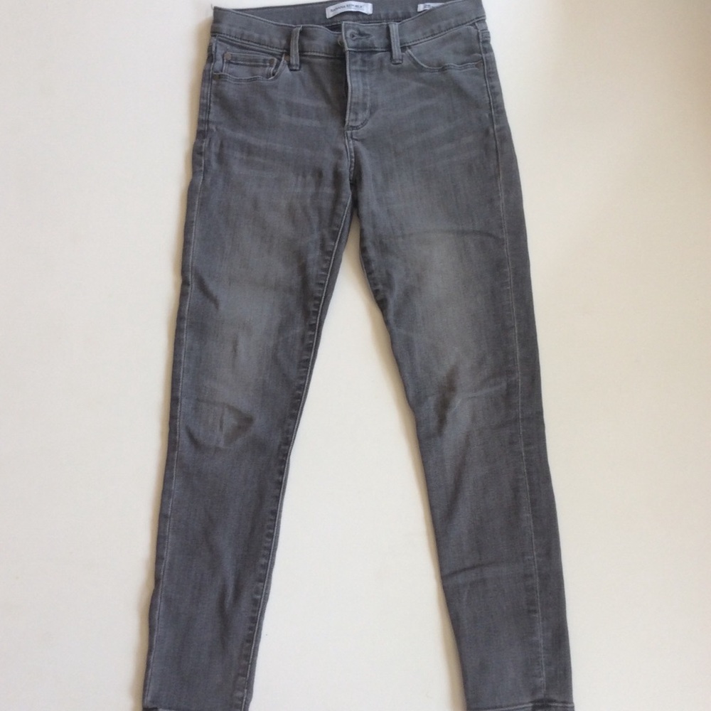 Banana Republic grey jeans.
